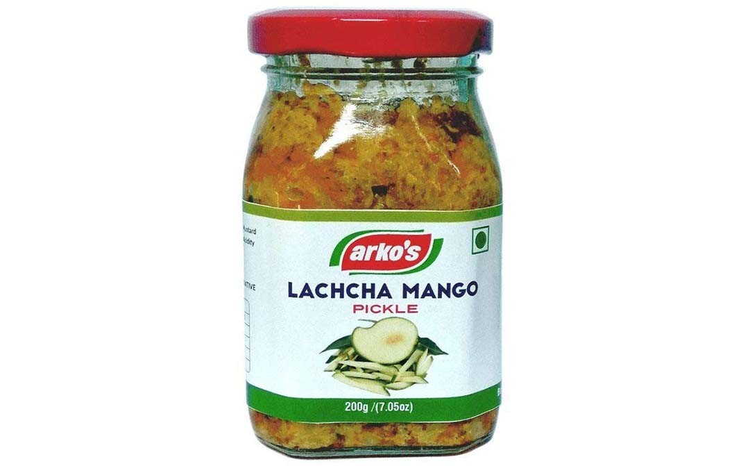 Arko's Lachcha Mango Pickle    Glass Jar  200 grams